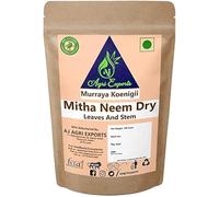 CROV AJ AGRI EXPORTS Mitha Neem Dry - Kadi Patta Dry - Kari Patta Dry - Kadipatta Dry - Karipatta Dry - Murraya Koenigii - मीठा नीम (100Gram)