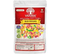 CROV VAAIMAI Bud Fryums - Flower Bud Shaped Multicolor Fryums - Vadiyalu-Crunchy Ready to Fry Homemade Fryums, 250g