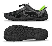 Crova Water Shoes Boys Girls Breathable Water Shoes Quick Dry Beach Shoes Pool Surf, Forest King, 28 EU