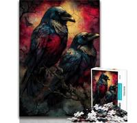 Crow 1000 Piece Jigsaw Puzzle for Adults And Teenagers,Educational Toy Funny Family Games Unique Home Decor (38x26cm)