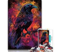 Crow 1000 Piece Jigsaw Puzzles for Teenagers Gifts,Educational Game Challenge Toy Wall Decoration Unique Birthday And Xmas Gifts (50x75cm)