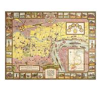 Crow 1935 Pictorial Map Shanghai City China Large Wall Art Print Canvas Premium Mural