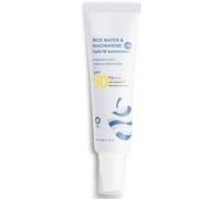 CROW 2% Niacinamide Sunscreen SPF 50 PA++++ With Rice Water | 4-hr Water Resistant | 3x Tan Reduction & Brightens | No White Cast, Lightweight, Non-Sticky | Dermatologically Tested | All Skin Types |