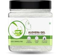 CROW Aloe Vera Gel For Face, with Natural Aloe Vera & Vitamin E for Skin and Hair - 400g