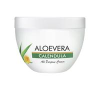 CROW Aloevera Calendula Cream | Helps with Dry Skin | Reduces Hyperpigmentation | Fades Melasma | Soothes Skin Issues | Deeply Hydrates | With Aloe Vera & Calendula| Natural Nourishment, 250 gm