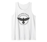 Crow Always Support The Witches Witchy Occult Gothic Crow Tank Top