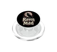 Crow Bird Watching Raven Mad Gothic Gift PopSockets PopGrip for MagSafe