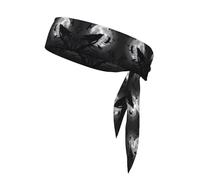Crow Birds Print Sports Head Tie Bandanas â€“ Comfortable Athletic Sweatbands for Running, Yoga, Cycling, and More