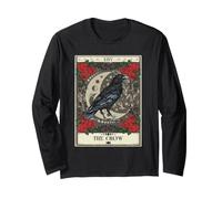 Crow Birds Tarot Card Long Sleeve T-Shirt