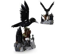 Crow Building Block Set, 1078 PCS Lunar Raven Building Kit, Birds Bricks Model, Creative Birds Animal Bricks Toys, Gifts for Adults and Teens