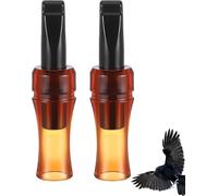 Crow Call Whistle,Crow Caller to Attract Crows,Portable Crow Bird Whistle,Imitation Crow Bird Whistle for Beginners, Nature Enthusiasts, Professionalg,Outdoor Hunting (2 pcs)