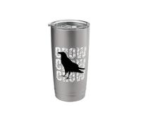 Crow Clever Raven Crow Blackbird Stainless Steel Insulated Tumbler