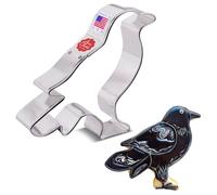 Crow Cookie Cutter, 4.15" Made in USA by Ann Clark