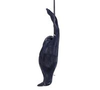 Crow Decor - Black Feathered Crow | 12 Inch Handmade Artificial Model Decoration for Halloween Party Props Lawn Outdoor Hunting Porch Yard Indoor Outside Pool Garden
