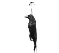 Crow Decoy for Attracting Birds | Crow Decoy Figurine for Outdoor - Decorative Animal Birds Figurine, Halloween Yard Decoration for Yard Garden Terrace Porch