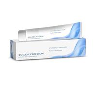 CROW Glycolic Acid Face Cream 6% | Anti Wrinkles & Anti-Ageing Brightening Cream | Reveal Radiant Skin | Glycolic Acid, Aloe Vera, & Vitamin E | Women's & Men's Face Cream - 15gm