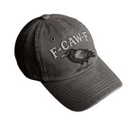 Crow Hat for Men | Adjustable Soft Clothing Supplies | Ravens Design Hat,for Outdoor Fishing Summer Camping Garden Yard Hiking Work Travel Beach Sports Mowing Golf