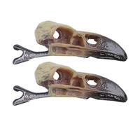 Crow Head Skull Hair Clips | Resin Cosplay Barrette Spooky Hairstyle Hair Clips - Halloween Hairpins, Costume Accessory For, Haunted House, Day Of The Dead