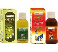CROW Herbal Canada Jaitun Oil (100ml) + Kalonji Oil (100ml) || Combo Pack