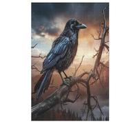 Crow Jigsaw Puzzles for Adults 1000 Pieces Puzzle Brain Teaser And Children Premium Quality Wooden 78×53cm