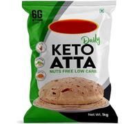 CROW Keto Atta Daily | Nuts Free Low Carb | Atta for Weight Loss | High Protein Flour for Weight Management - 1kg