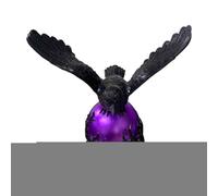 Crow Lamp,Dark Aesthetic Gothic Home Decor,LED Raven Table Lamp Crow Decor - for Office Study Desk Bedside Cabinet Shelf Party Birthday Christmas Collectors