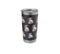 Crow Line Art Crows Raven Bird Ornithologist Birdwatching Stainless Steel Insulated Tumbler
