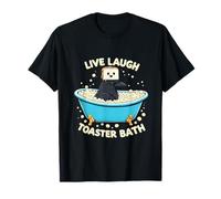 Crow Live Laugh Toaster Bath T-Shirt