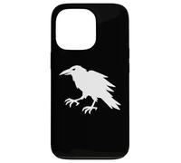 Crow Minimalist Black and White Case for iPhone 13 Pro