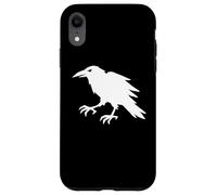 Crow Minimalist Black and White Case for iPhone XR