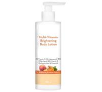 CROW Multi-Vitamin Brightening Body Lotion - 5% Vitamin C, 5% Niacinamide(B3), Panthenol(B5), Vitamin E, Turmeric & Kakadu Plum - For Men & Women - 200 Ml