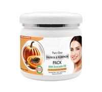 Crow Papaya & Pumpkin Face Pack for Deep Purification & Exfoliates Dead Skin Cells for All Skin Types, 400 g