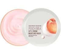 CROW Peach Milk Soft Crème Moisturizer for Face 100g || Daily Lightweight Whipped Cream with Vitamin E for Soft|| Glowing Skin - Non Oily 24h Moisture