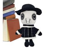 Crow Plush, Raven Toy, Soft Huggable Design Lifelikes Gothic Accent Detailed Expression, Durable Faux Cover Machine Washable Lightweight Gift Idea, Table Decor for Home, 20x30cm