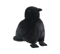 Crow Plush Toy - 6 Inch Hugging Stuffed Animal, Realistic Raven Plush, Soft Throw Pillow, Kids Shelf Bedroom Nursery Decoration, Halloween Car Party Table Decor | Crow Plushes Toy For Boys Girls Ages