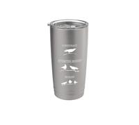 Crow Poetry Attempted Murder Skull Gothic Edgar Allan Poe Stainless Steel Insulated Tumbler