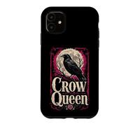 Crow Queen Bird Watching Gift For Her Case for iPhone 11