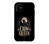 Crow Queen Bird Watching Gift For Her Case for iPhone 11