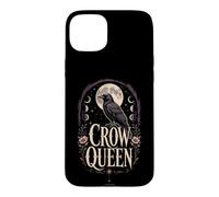 Crow Queen Bird Watching Gift For Her Case for iPhone 15 Plus