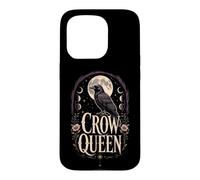 Crow Queen Bird Watching Gift For Her Case for iPhone 15 Pro