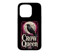 Crow Queen Bird Watching Gift For Her Case for iPhone 15 Pro