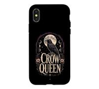 Crow Queen Bird Watching Gift For Her Case for iPhone X/XS