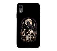 Crow Queen Bird Watching Gift For Her Case for iPhone XR