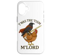 Crow Raven Bird Twas The Tism M'Lord Funny Autism Meme Case for iPhone 16 Plus