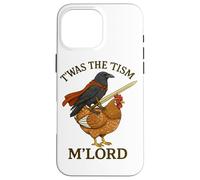 Crow Raven Bird Twas The Tism M'Lord Funny Autism Meme Case for iPhone 16 Pro Max