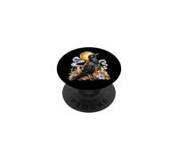 Crow Raven Coquette Catholic Sacred Vintage Kitsch Rosary PopSockets Adhesive PopGrip