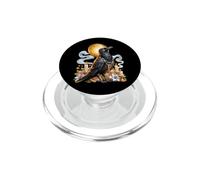 Crow Raven Coquette Catholic Sacred Vintage Kitsch Rosary PopSockets PopGrip for MagSafe