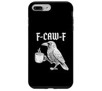 Crow Raven F-CAW-F Coffee Funny Word Game Caffeine Lovers Case for iPhone 7 Plus/8 Plus