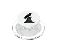 Crow Raven Floral Gothic Nature PopSockets PopGrip for MagSafe