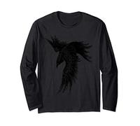 Crow Raven Norse Mythology Viking Gift for Vikings lover Long Sleeve T-Shirt